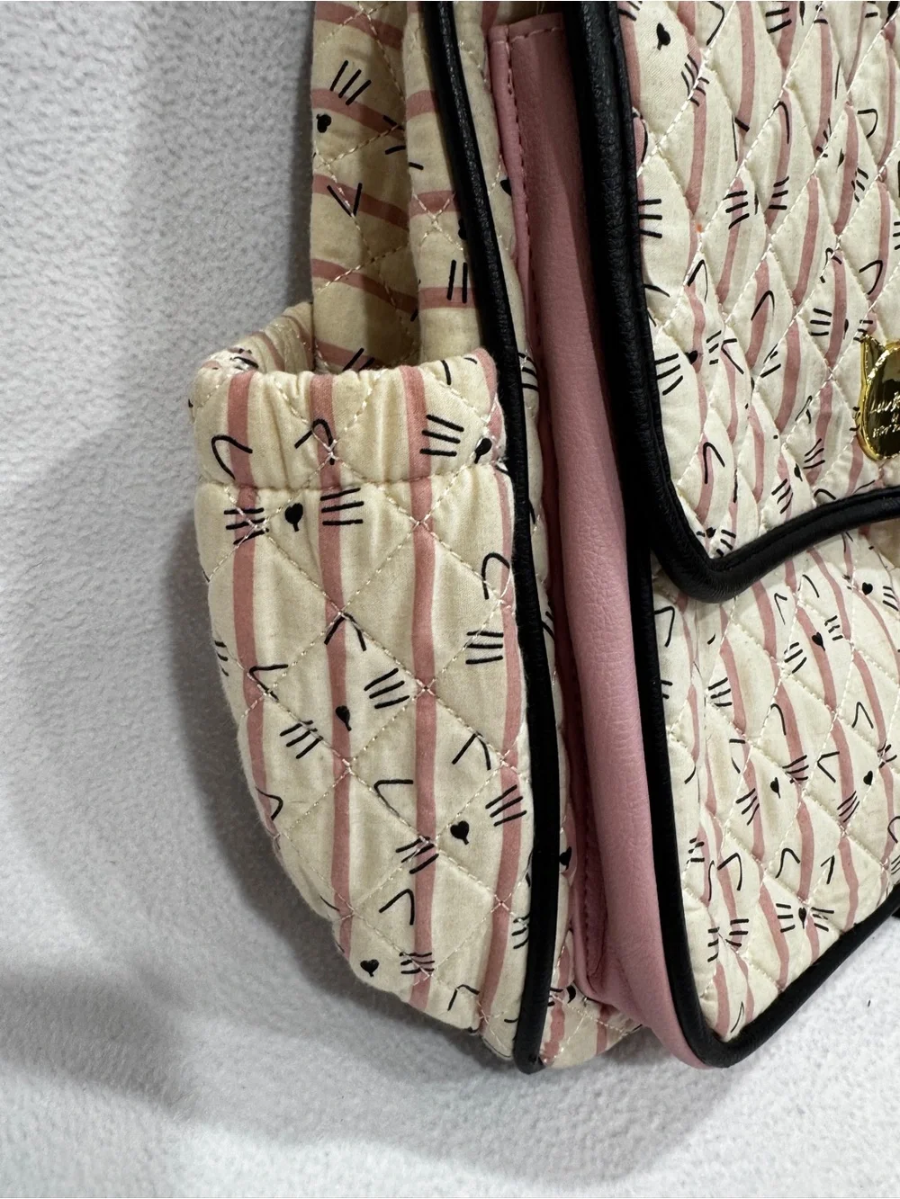 Betsey Johnson quilted backpack